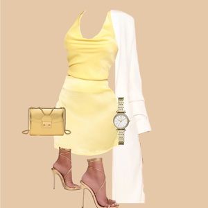 GELATO LACE UP PLATFORM HEEL IN GOLD METALLIC FAUX LEATHER